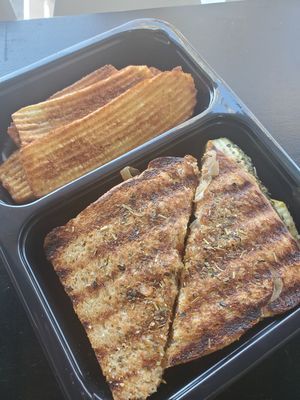 The "best" sandwich at Beyond Vegan Eats in Los Angeles