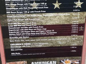 Vegan burgers  at American Bar in Reykjavik