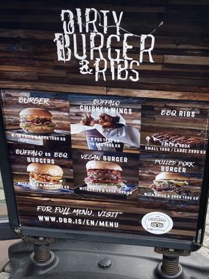 Vegan Burger  at American Bar in Reykjavik