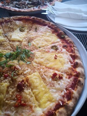 VEGAN  FORMAGGIO closer ♥ at Pizzéria Pamp in Nizna