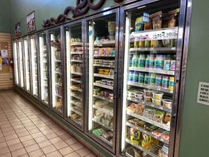 1/2 refrigeration section at Mt Hope Foods in Cottonwood