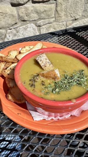 Split Pea soupp  at Colophon Cafe in Bellingham