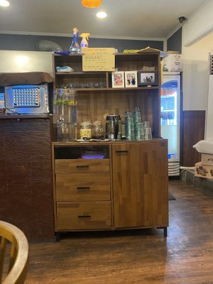 Self service station with water and side dishes!  at Liim - 림 in Incheon