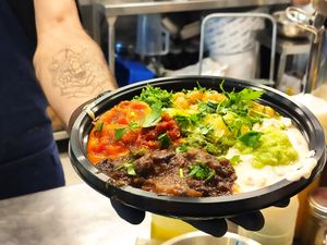 Full Nehama special at Humus Nechama in Haifa