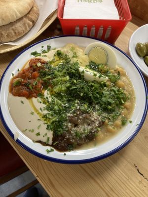   at Humus Nechama in Haifa