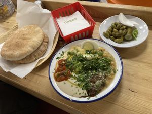   at Humus Nechama in Haifa