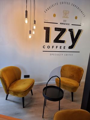 sofas at IzyCoffee in Oostende