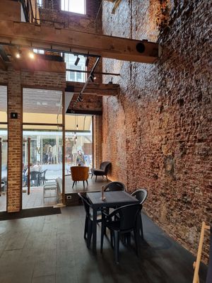 Interior at IzyCoffee in Kortrijk