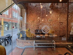 Interior at IzyCoffee in Kortrijk