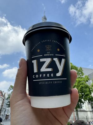Latte met oat Mill  at IzyCoffee in Kortrijk