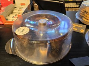 Vegan pastry at IzyCoffee in Kortrijk