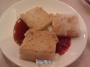 Radish cake at Spring in Taichung
