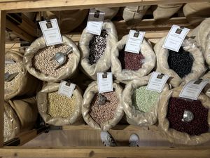 Beans, beans the musical fruit  at Casa Ruiz Granel Selecto in Barcelona