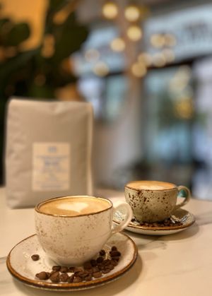 Great specialty coffee at Enxalao in San Sebastian