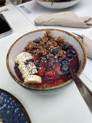 Acai bowl  at Enxalao in San Sebastian