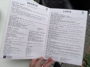 English Menu  at Enxalao in San Sebastian