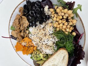 Build your own salad  at Enxalao in San Sebastian