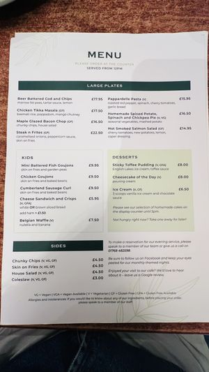   at Helvellyn Country Kitchen in Penrith