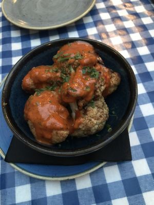 Spicy cauliflower   at Megan's King's Road in South West London