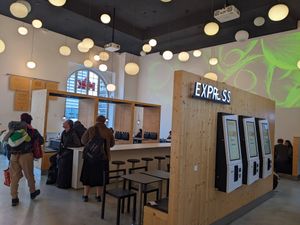 The inside of Max. at MAX - Hovedbanegården in Copenhagen