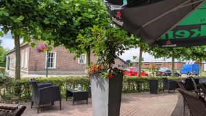 View from the terrace  at Denheuvel in Mierlo