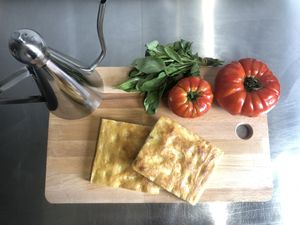 Nos focaccia sont faites en cuisine tous les jours avec des produits de qualités, c’est notre spécialité ! at Le Palace in Sartene