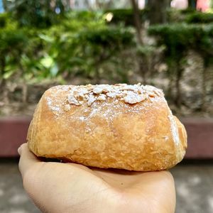 pain au chocolat  at Miga Vegana in Mexico City