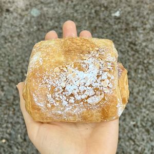 pain au chocolat  at Miga Vegana in Mexico City