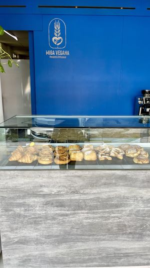 inside  at Miga Vegana in Mexico City