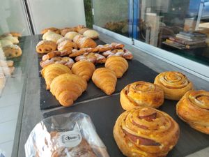 So many delicious options but they sell out early so go early!  at Miga Vegana in Mexico City