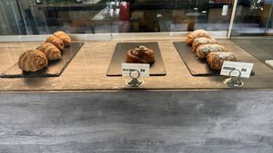 Display case  at Miga Vegana in Mexico City