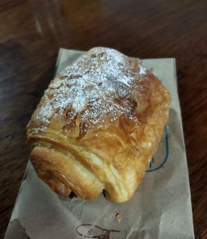 Chocolatín at Miga Vegana in Mexico City