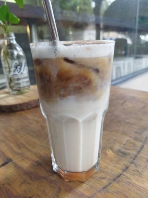 Pumpkin spice at Miga Vegana in Mexico City