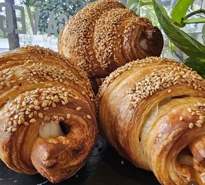 Croissants de higo  at Miga Vegana in Mexico City