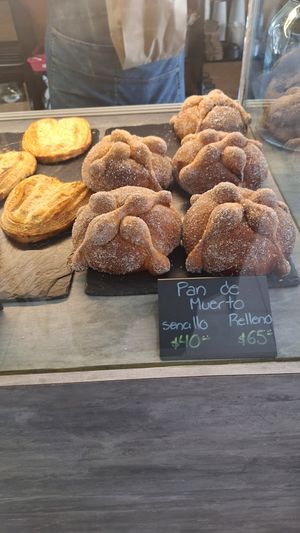 Ya tienen pan de muerto 🫢 at Miga Vegana in Mexico City