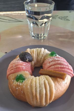 Otra Mini Rosca de Reyes! 🎄👑✨️ 
#Veganuary at Miga Vegana in Mexico City
