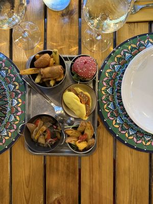 antipasto vegano  at Osteria Del Pisello in Fano