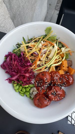 Vegan Greek Bowl  at Hops Beerstrò in Trieste