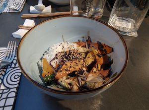 Vegetable Wok at Hops Beerstrò in Trieste