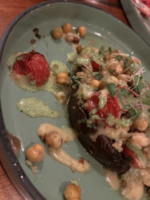 Stuffed eggplant  at Nuba - Gastown in Vancouver