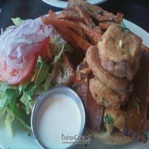 Oklahoma bacon cheeseburger at Native Foods in Culver City