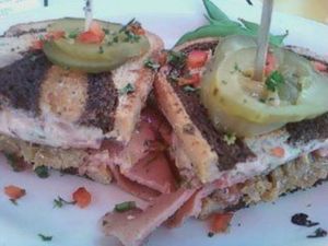 reuben  at Native Foods in Culver City
