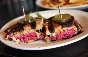 Classic deli reuben at Native Foods in Culver City