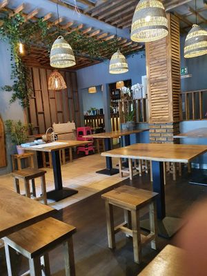 Inside at Lam Vegan in Hamburg