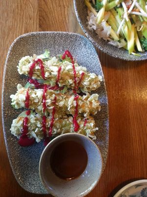Fried tofu at Lam Vegan in Hamburg