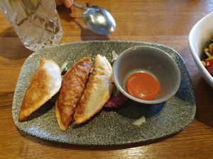 Gyoza at Lam Vegan in Hamburg