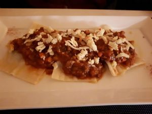 Ravioli al ragu at Dolce Vegan in Florence