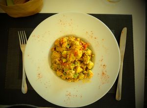 Risotto at Dolce Vegan in Florence