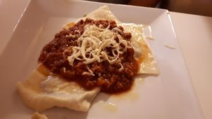 Ravioli at Dolce Vegan in Florence