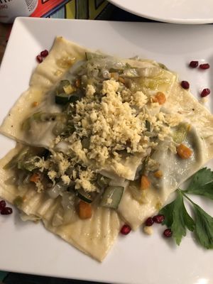 Ravioli  at Dolce Vegan in Florence